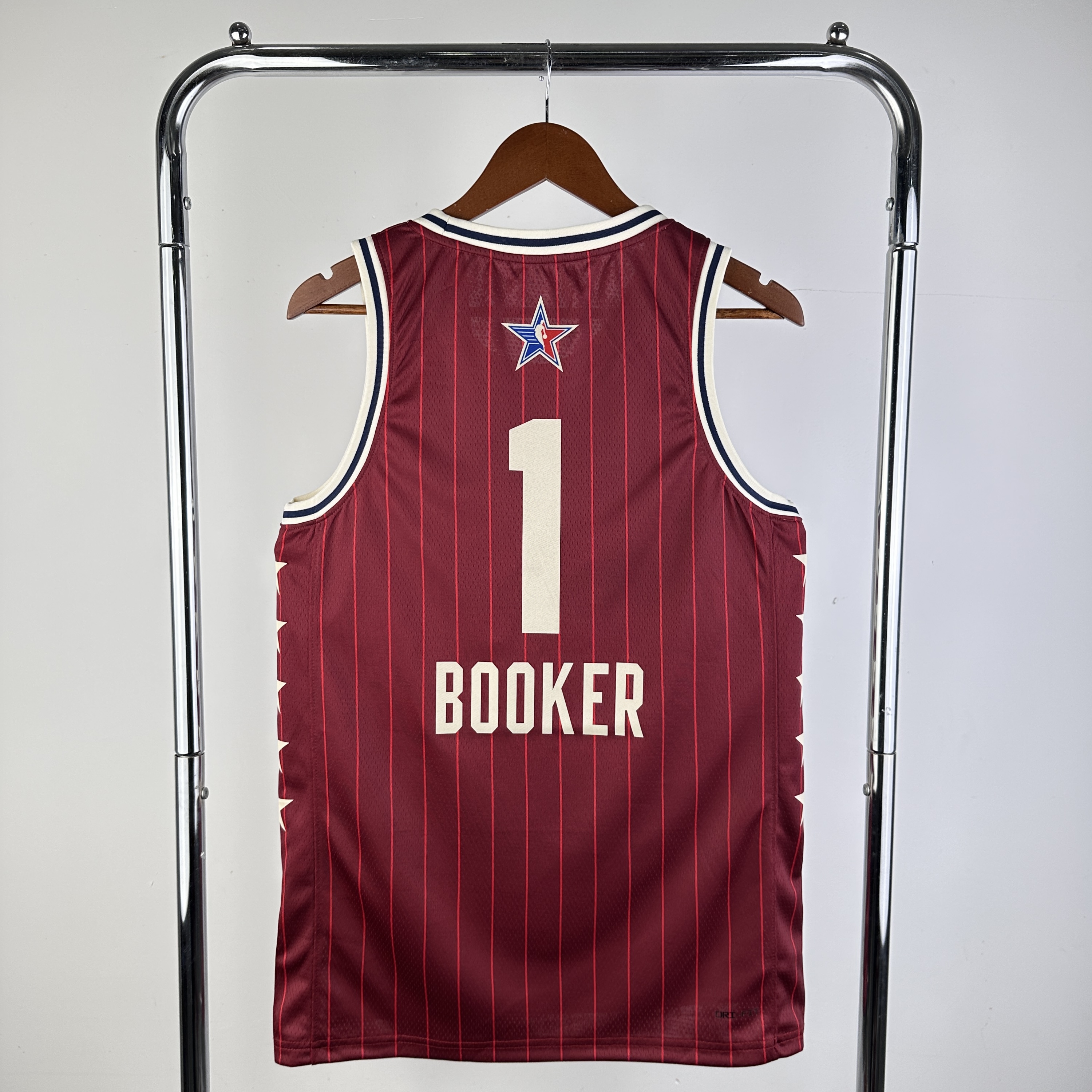 Men All-star season 1 Booker Red 2024 NBA Jersey